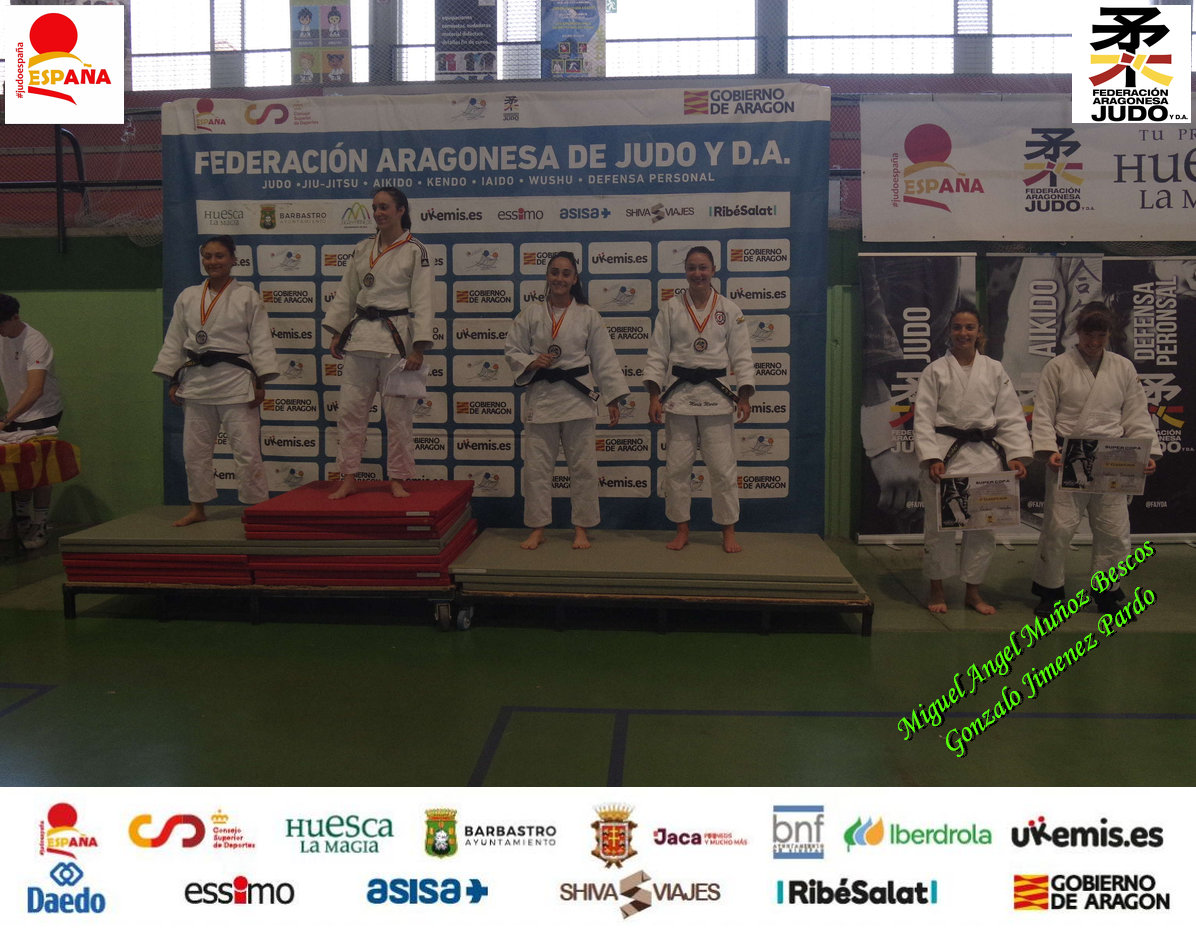 5 MEDALLAS EN LA SUPERCOPA ESPAÑA JUDO ABSOLUTA ARAGÓN. Jaca 31/05/25. RESULTADOS. FOTOS.